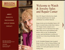 Tablet Screenshot of brugenjewelers.com